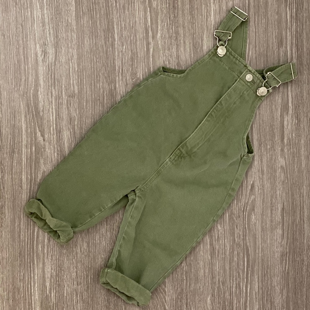 Garment Dyed Denim Overalls